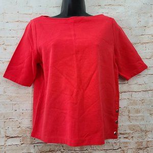 Lauren Ralph Lauren Pullover Shirt Petite Medium
